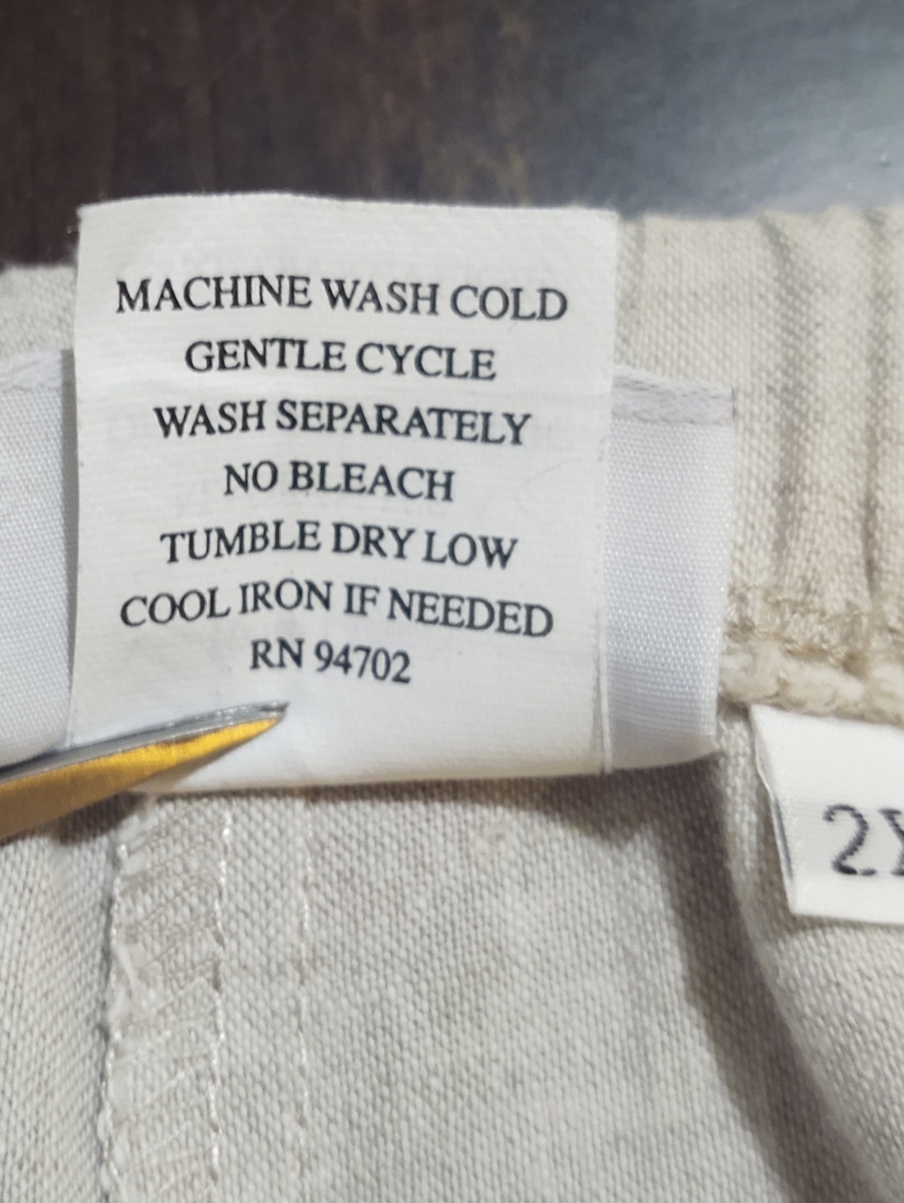 Hot Cotton 100% Linen Cropped Pants 2X - Picture 6 of 10